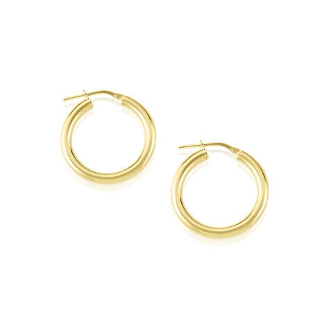 JOLANDA Damen Creolen Silber vergoldet 925 - Creolen Damen | OROVIVO