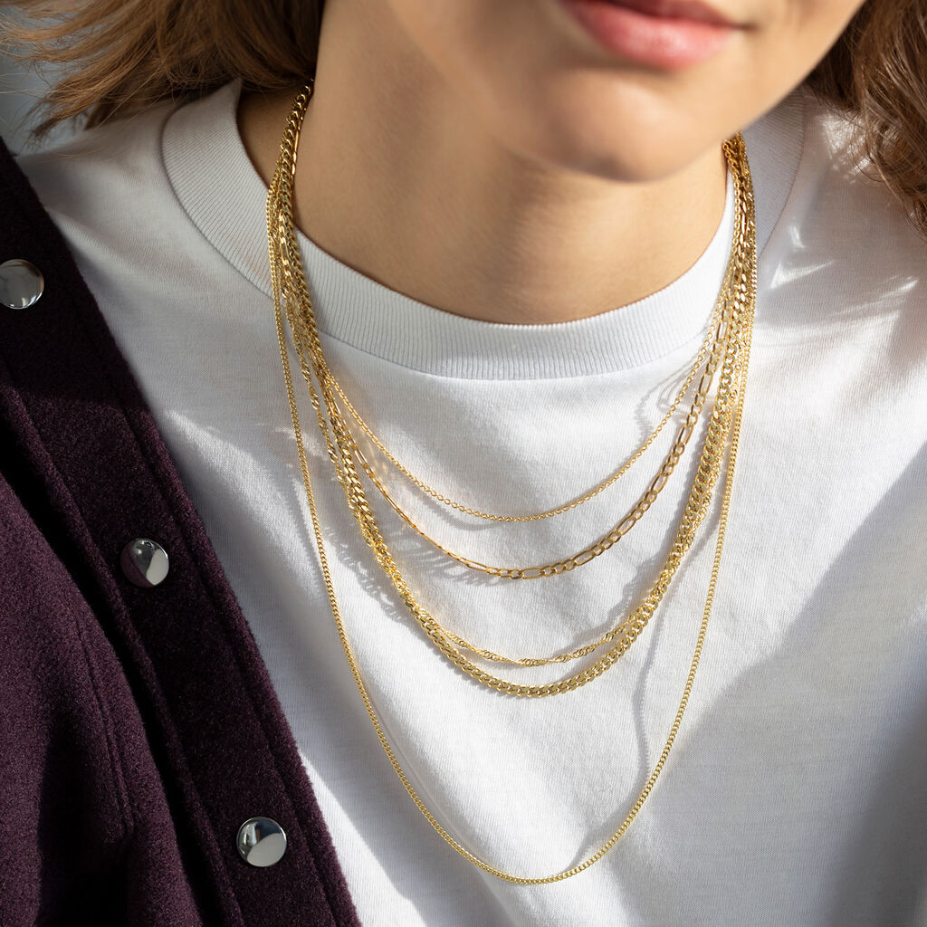 ANKER RUND 1 Damen Kette Gold 375 (9 Karat) B 1,1 mm - Halsketten Damen | OROVIVO