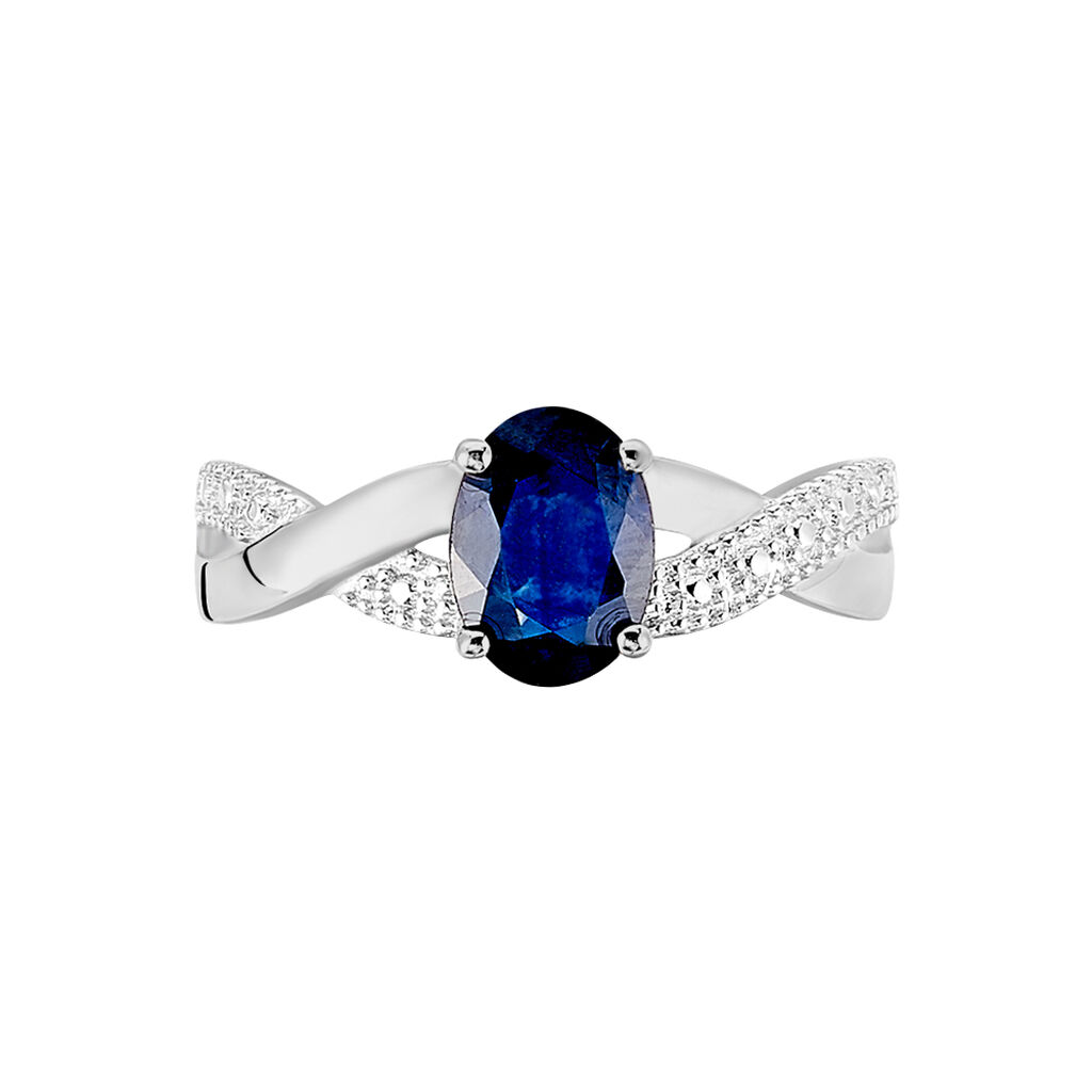 Bague Candice Or Blanc Saphir - Hochzeitsringe Damen | OROVIVO