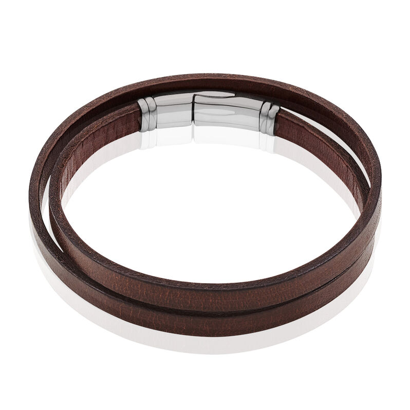 Bracelet Gohar Or Acier Bicolore - Spannringe Herren | OROVIVO