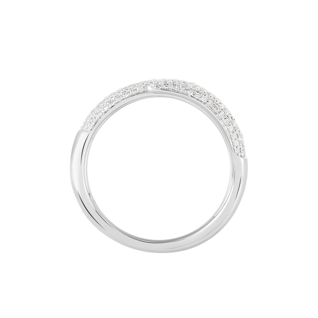 Damen Ring Weißgold 750 Diamant 0,67ct Serpiere  - Ringe mit Stein Damen | OROVIVO