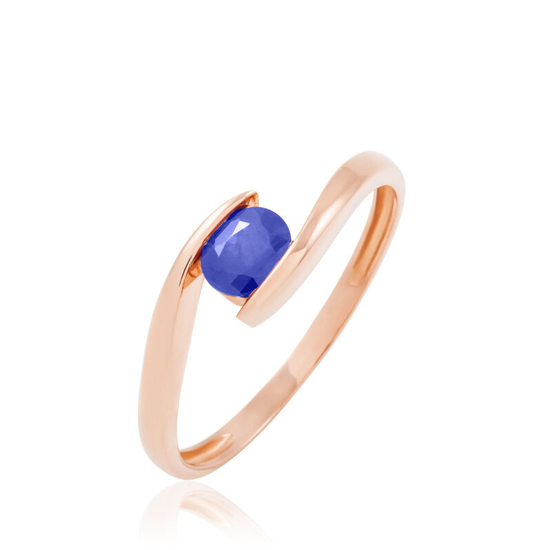 Bague Camilia Or Rose Tanzanite - Spannringe Damen | OROVIVO