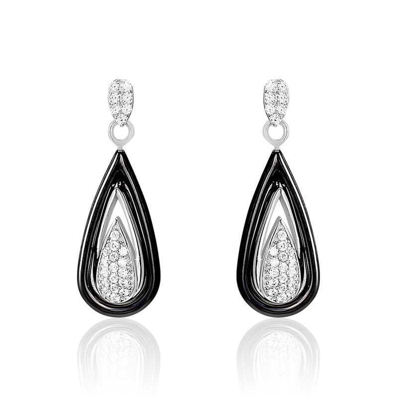 Boucles D'oreilles Argent Marina Goutte - Spannringe Damen | OROVIVO