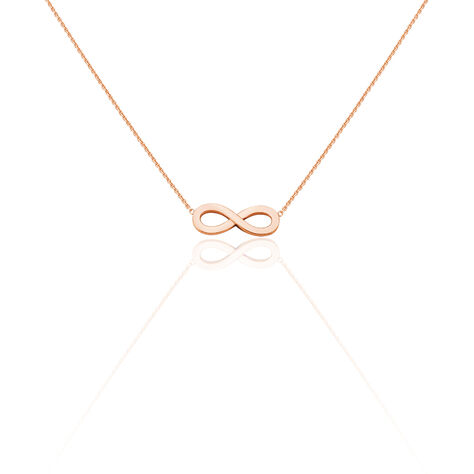Damen Halskette Silber 925 Rosé Vergoldet Infinity - Halsketten Damen | OROVIVO