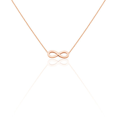 Damen Halskette Silber 925 Rosé Vergoldet Infinity - Halsketten Damen | OROVIVO