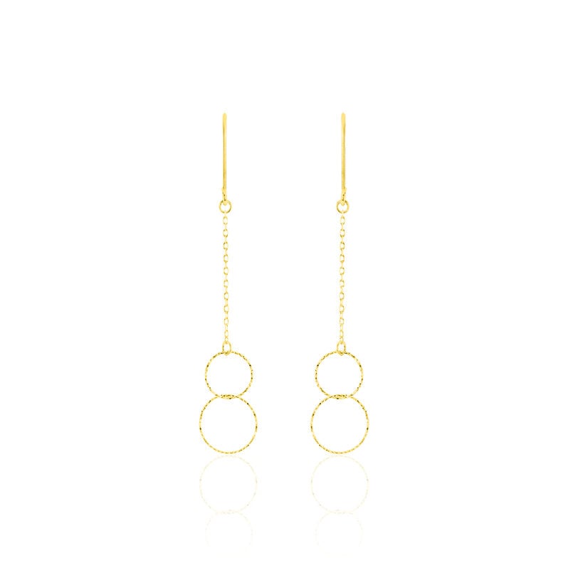 Boucles D'oreilles Leona Or Jaune - Spannringe Damen | OROVIVO