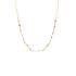 Jutui 2 Damen Collier Gold Bicolor Gelb/Silber 585 (14 Karat)