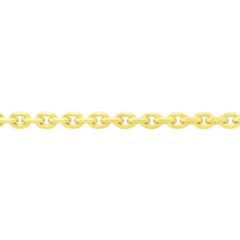 Unisex Ankerkette Gold 375 Diamantiert  - Halsketten Unisex | OROVIVO