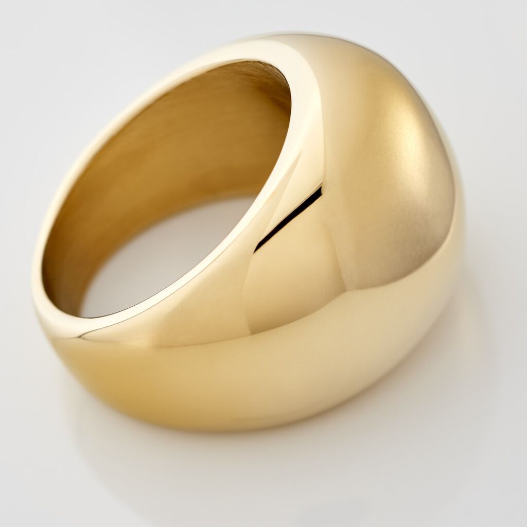 KIANA Damen Ring Edelstahl vergoldet