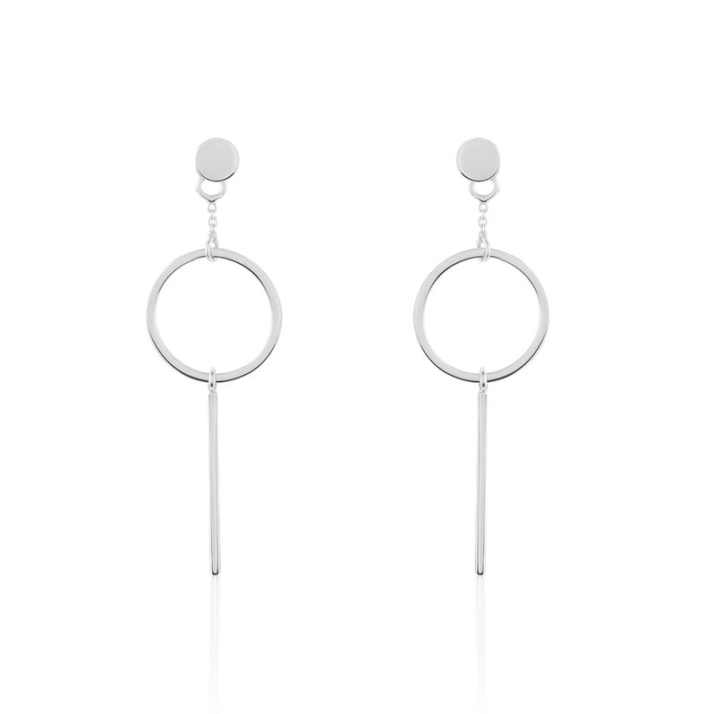 Boucles D'oreilles Argent Rhodie Capri - Spannringe Damen | OROVIVO