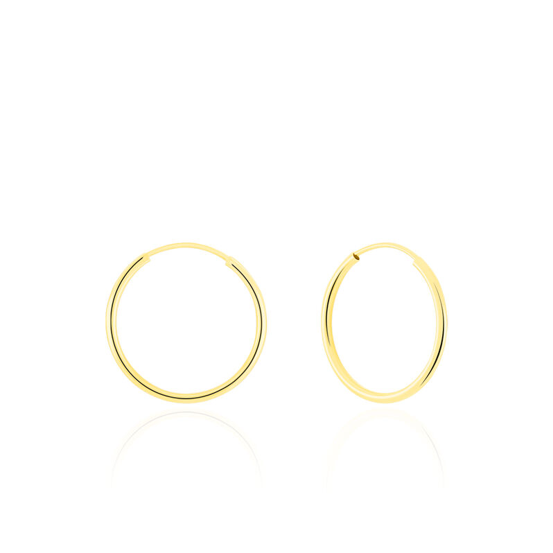 SMILLA FLEXIBEL 3 Damen Creolen Gold 375 (9 Karat) B 1,2 mm - Creolen Damen | OROVIVO