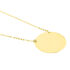 Damen Halskette Gold 375 Kreis gravierbar Liv