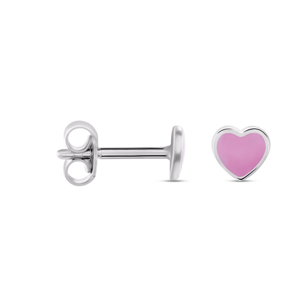 Kinder Ohrstecker Silber 925 Herz - Ohrstecker Kinder | OROVIVO