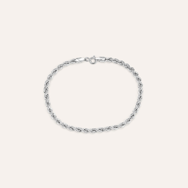 Bracciale Catena Colette Oro Bianco - Spannringe Damen | OROVIVO