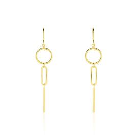 Damen Ohrhänger Lang Gold 375 Kreis - Ohrhänger Damen | OROVIVO