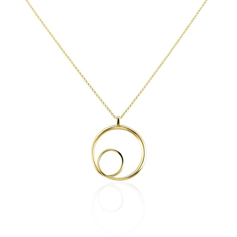 ANNA Damen Collier Silber vergoldet 925 B 0,65 mm - Halsketten Damen | OROVIVO