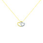 Damen Halskette Gold 375 Zirkonia Herz