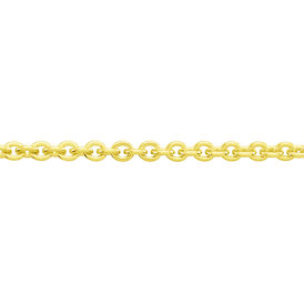 Damen Ankerkette Silber 925 vergoldet 45cm - Ketten ohne Anhänger Damen | OROVIVO