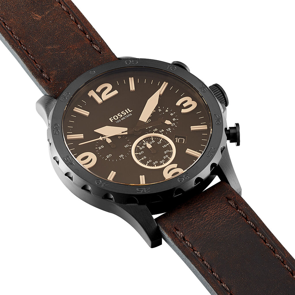 Fossil Herrenuhr Nate Chronograph JR1487 Quarz - Armbanduhren Herren | OROVIVO