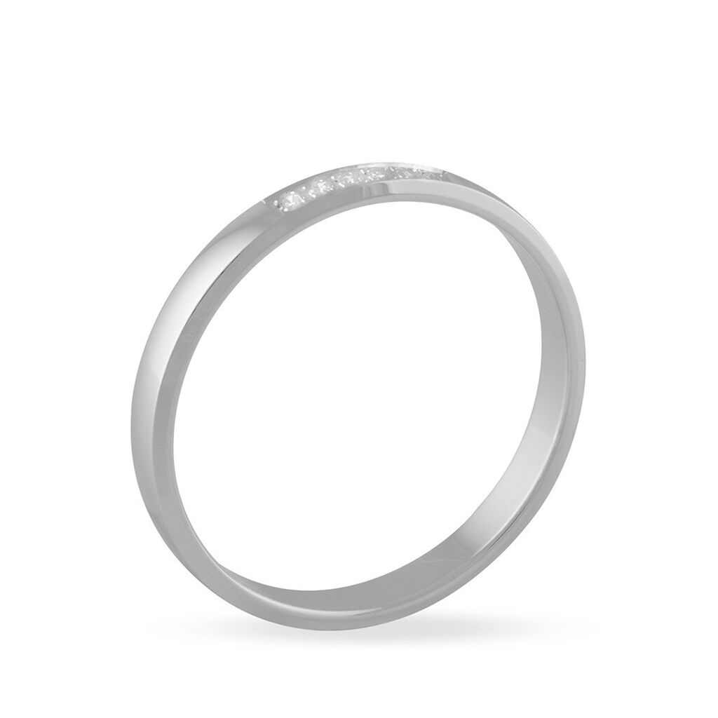 Alliance Manea Or Blanc Diamant - Spannringe Damen | OROVIVO