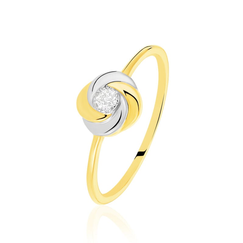 Bague Or Bicolore Andresia Tourbillon - Spannringe Damen | OROVIVO