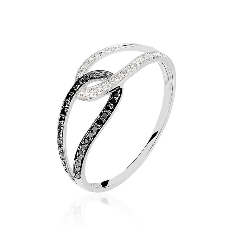 Bague Ceridwen Or Blanc Diamant - Spannringe Damen | OROVIVO