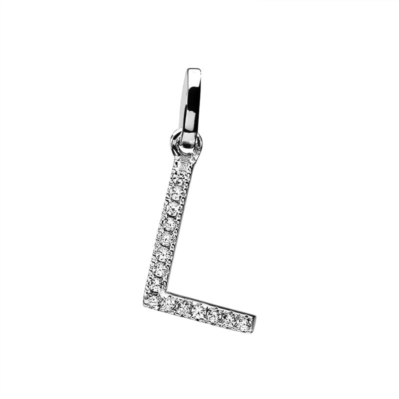 Pendentif Klementine Or Blanc Oxyde De Zirconium - Spannringe Damen | OROVIVO