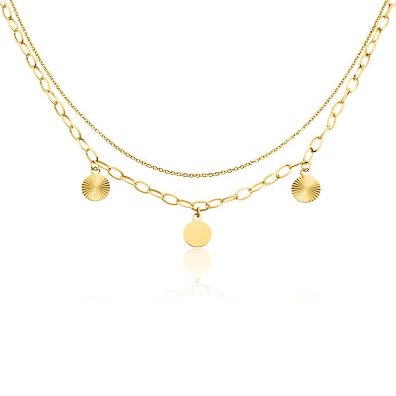 Collier Gili Acier Jaune - Spannringe Damen | OROVIVO