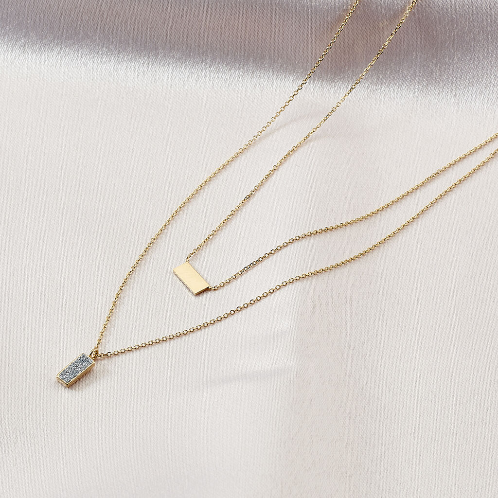 MIA 3 Damen Collier Gold 375 (9 Karat) Barren - Halsketten Damen | OROVIVO