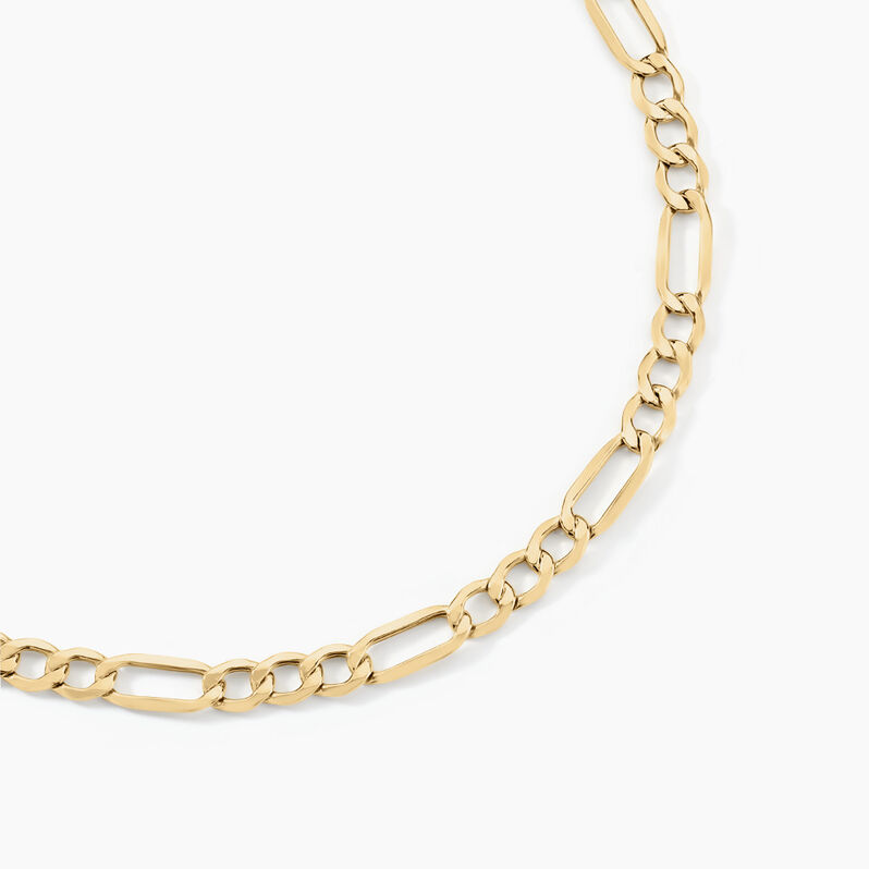 Collier Or Jaune Maille Alternée - Spannringe Herren | OROVIVO