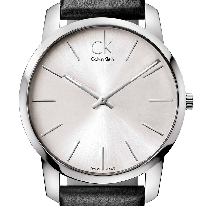 Orologio Uomo Calvin Klein City quadrante argento K2G211C6-SA20 - Spannringe Herren | OROVIVO