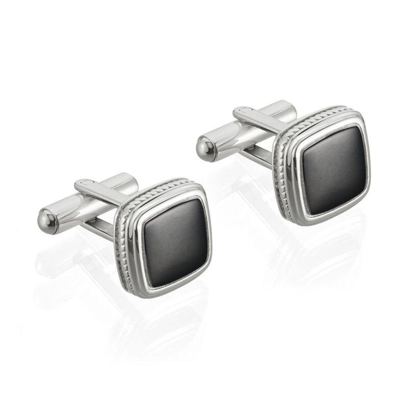Boutons De Manchette Acier Weiss Leucetios - Spannringe Herren | OROVIVO