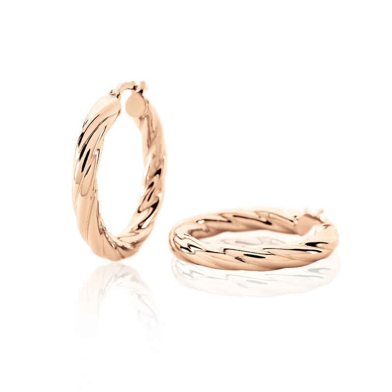 KHALANI Damen Creolen Silber vergoldet 925 - Creolen Damen | OROVIVO