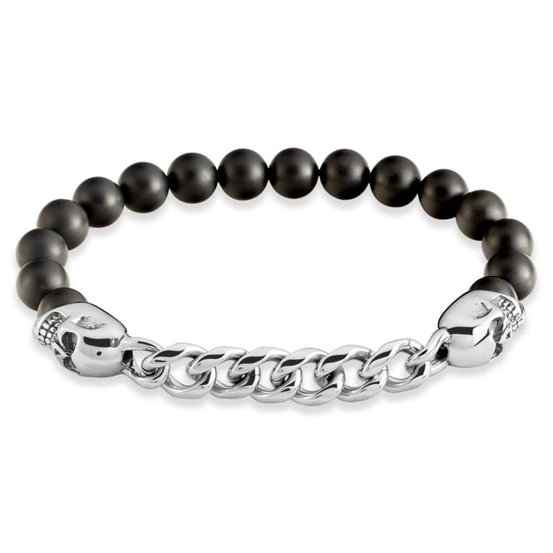 Bracciale in acciaio e pietra - Spannringe Herren | OROVIVO