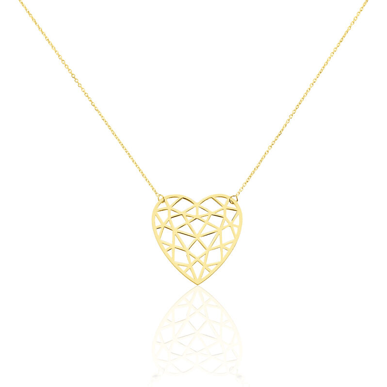 Collier Thays Or Jaune Coeur - Spannringe Damen | OROVIVO