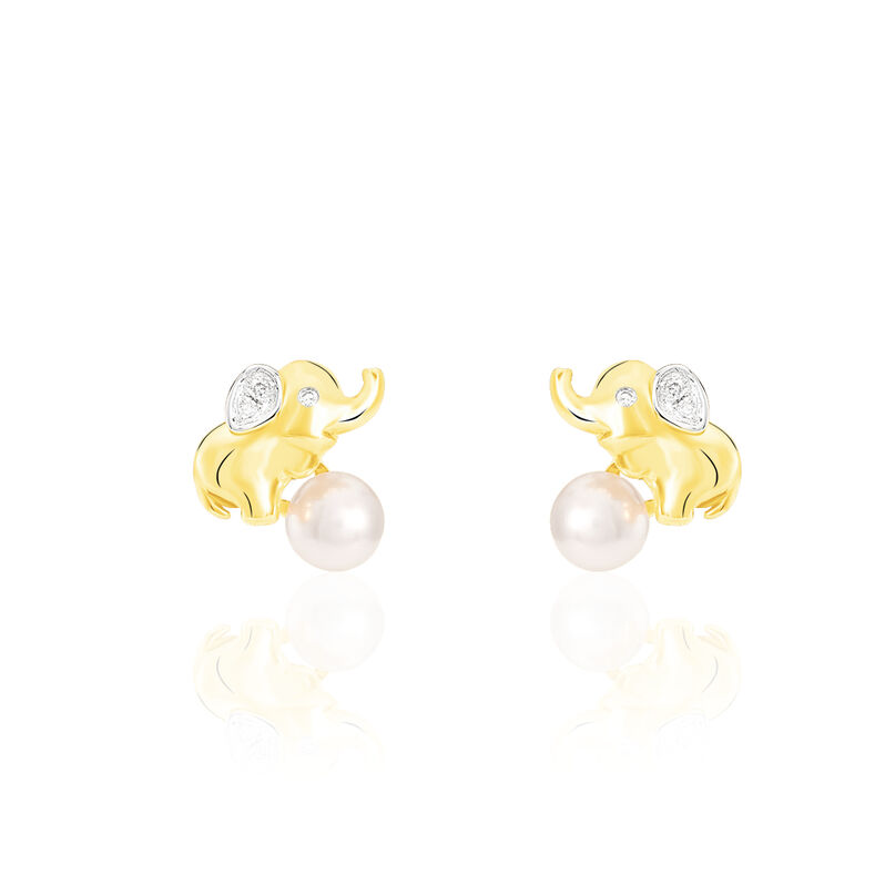 Boucles D'oreilles Eudeline Or Jaune - Spannringe Kinder | OROVIVO