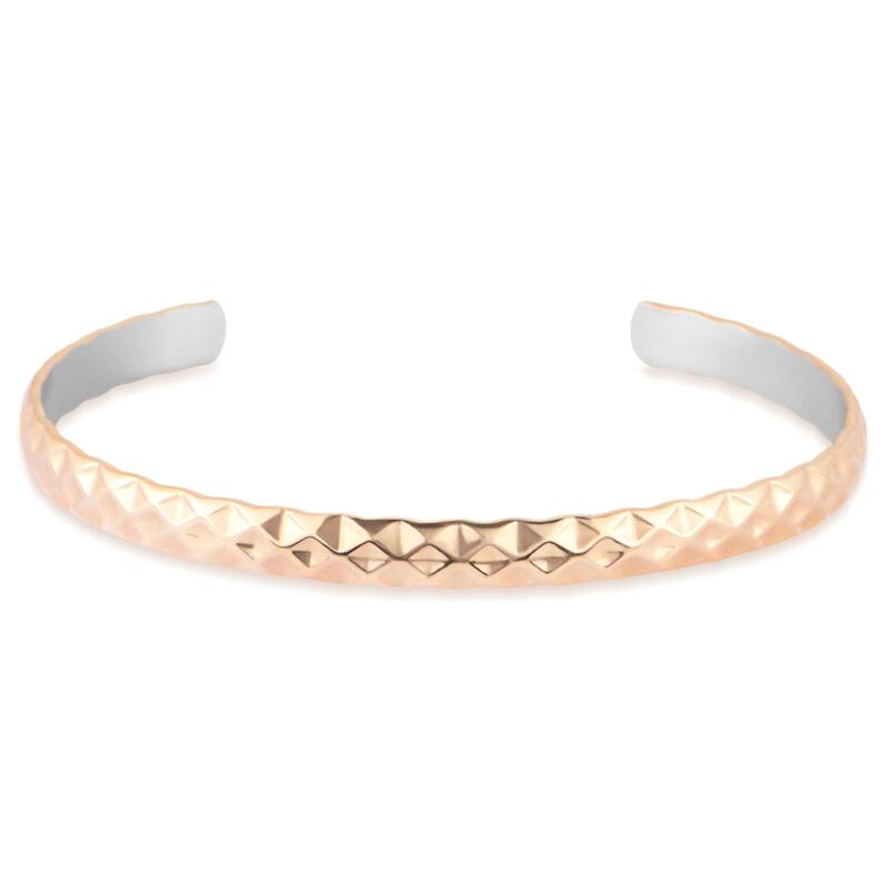 Bangle Lady Code Acciaio Bicolore Diamantato - Spannringe Damen | OROVIVO