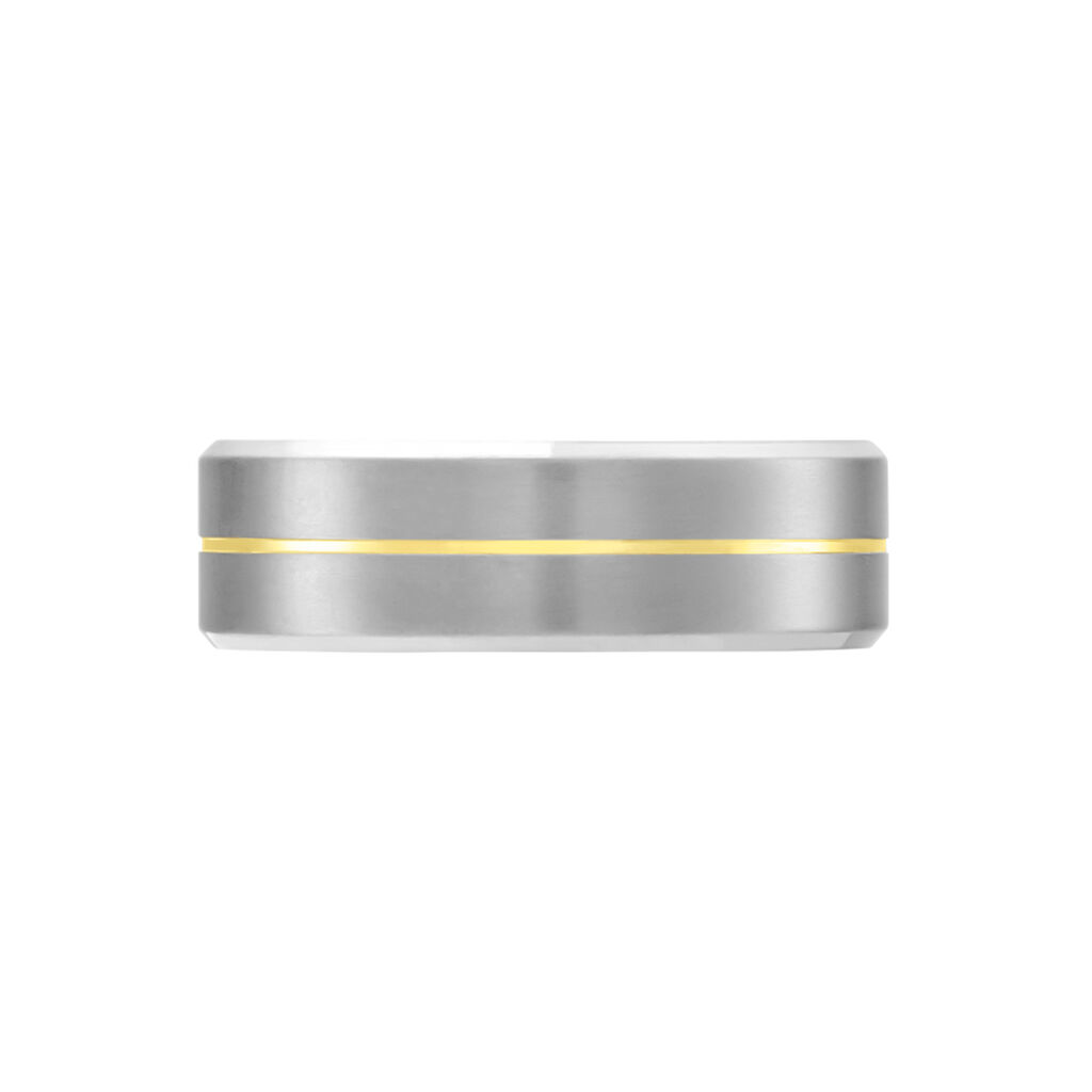 BOCCIA Damenring Titan Bicolor goldplattiert 0101-2148 - Ringe mit Stein Damen | OROVIVO