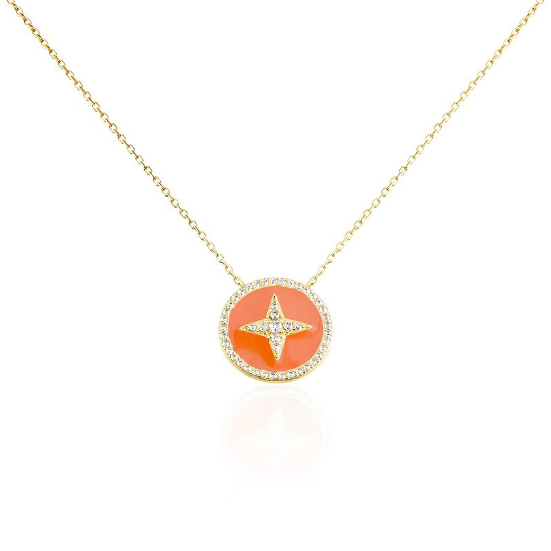 Collier Mykonos Or Jaune Oxyde De Zirconium - Spannringe Damen | OROVIVO