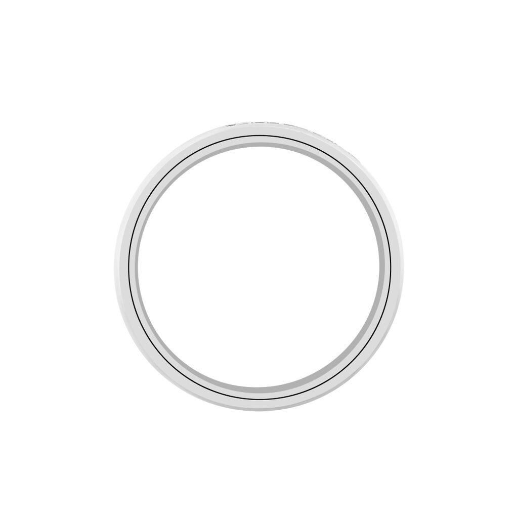 Alliance Laurie Tour Complet Or Blanc Diamant - Spannringe Damen | OROVIVO