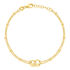 Elysia Damen Armband Silber vergoldet 925 Kreis B 1 mm