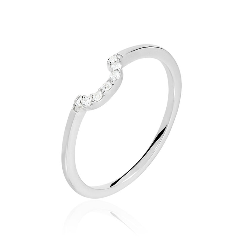 Bague Argent Accumulation Demi Cercle - Spannringe Damen | OROVIVO