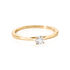 VICTORIA Damen Ring Gold 585 (14 Karat) Diamant Wei&szlig; 0,16 ct