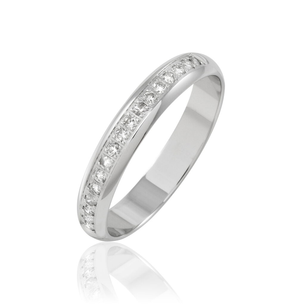 Alliance Vannie Or Blanc Diamant - Spannringe Damen | OROVIVO