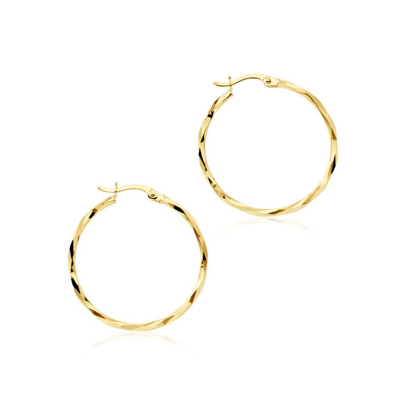 Elise Damen Creolen Gold 585 (14 Karat) - Creolen Damen | OROVIVO