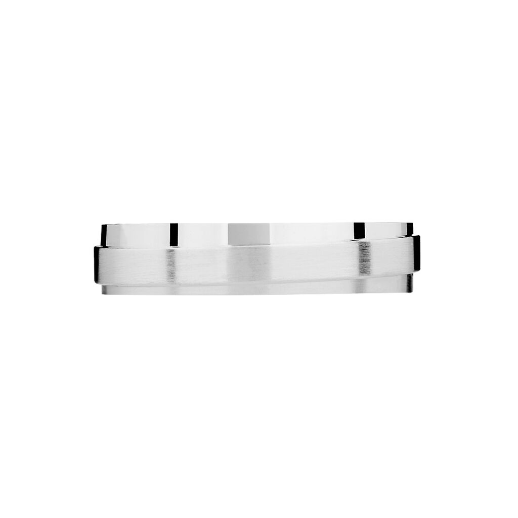 Alliance Florita Ruban Plat Or Blanc - Spannringe Unisex | OROVIVO