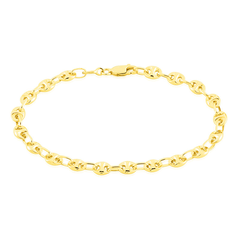 Bracelet Eris Maille Grain De Cafe Or Jaune - Spannringe Damen | OROVIVO