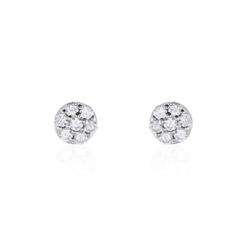 Damen Ohrstecker Silber 925 Zirkonia  - Ohrstecker Damen | OROVIVO