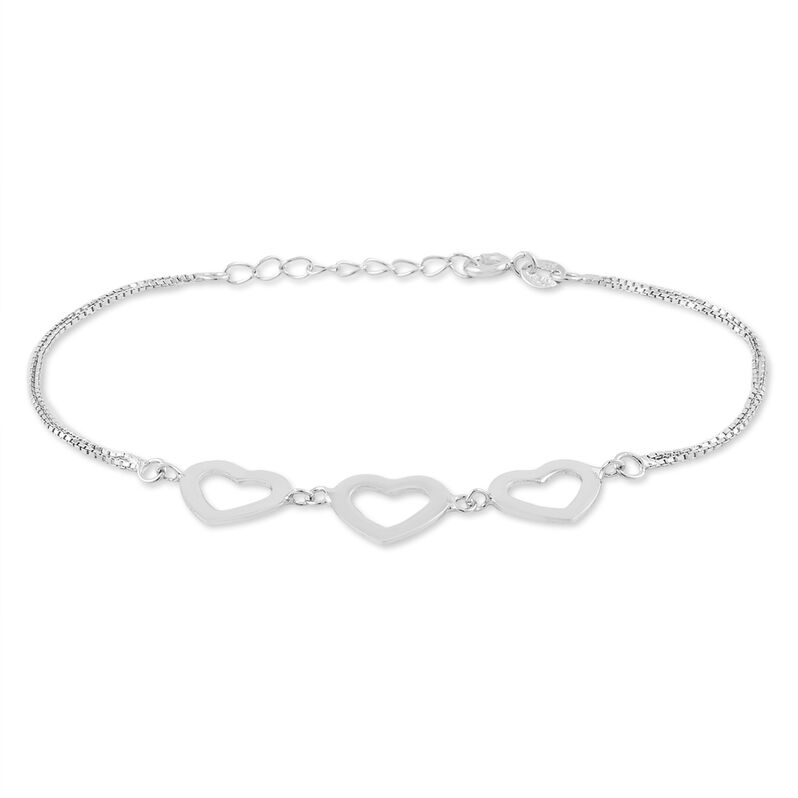 Bracelet Diakhoumbaae Argent Blanc - Spannringe Damen | OROVIVO