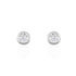 DARINA ZARGE Damen Ohrstecker Wei&szlig;gold 375 (9 Karat) Zirkonia Wei&szlig; 0,42 ct